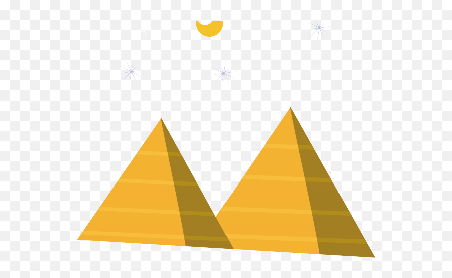 Download Egyptian Pyramid Clipart - Dot Emoji,Pyramid Clipart