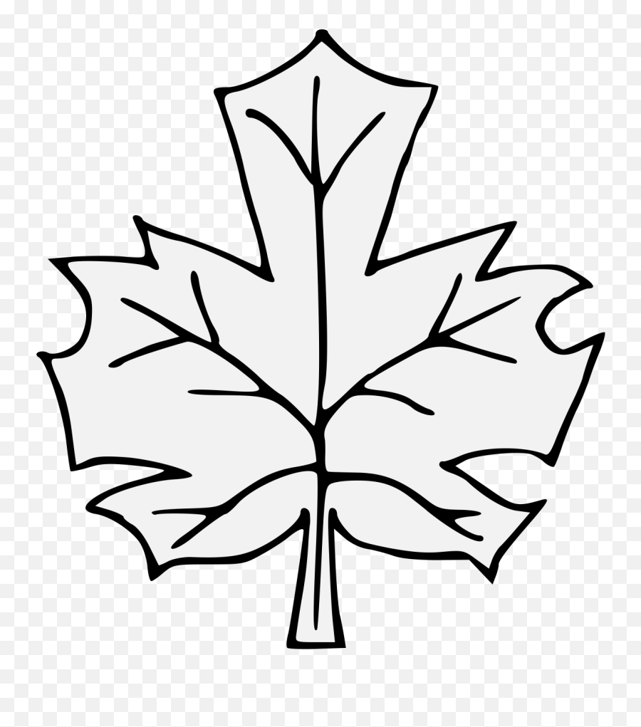 Maple Leaf Clipart Traceable - Maple Png Download Full Leaves Clipart Traceable Emoji,Maple Leaf Clipart