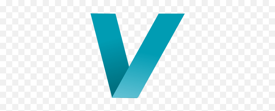 Blue V Logo Transparent Image - Letra V Png Emoji,V Logo