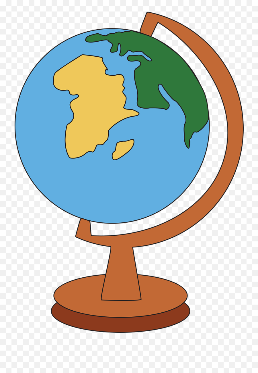 Globe Globus Land - Kostenlose Vektorgrafik Auf Pixabay Emoji,Planeten Clipart