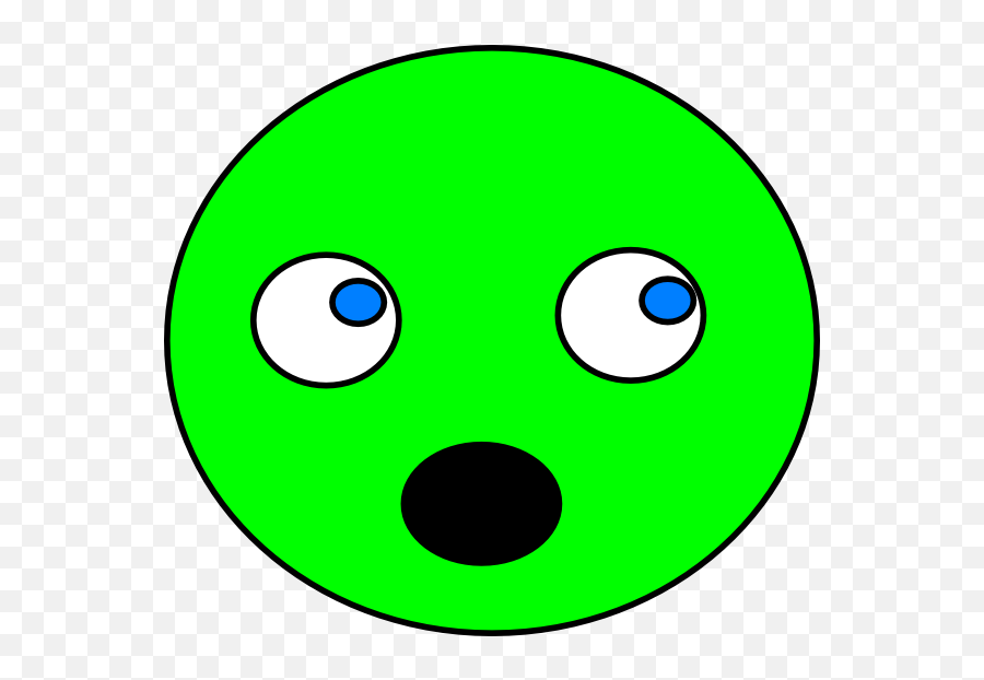 Scared Doodle Guy Clip Art At Clker - Green Scared Face Clipart Emoji,Scarey Clipart