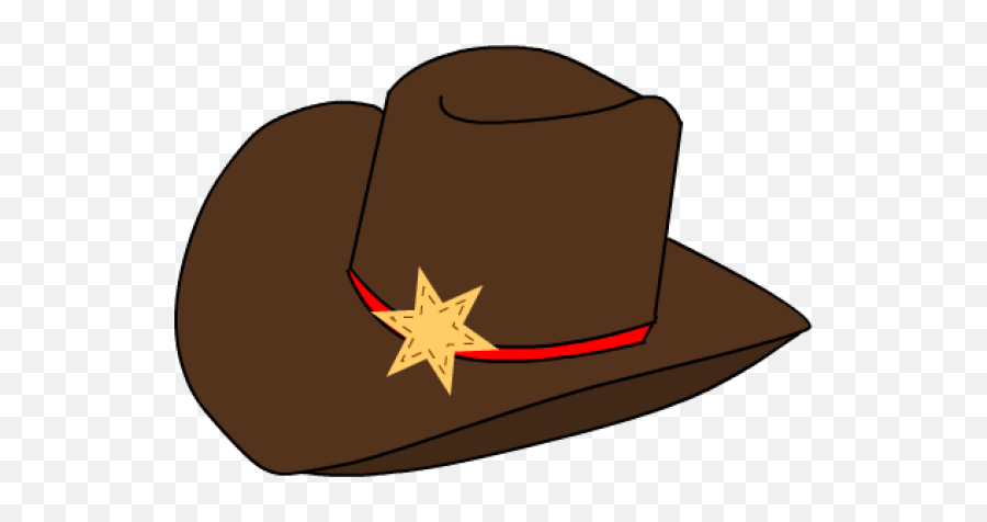Cowboy Hat Clipart Western Wear - Cowboy Wearing Hat Clipart Emoji,Cowboy Hat Clipart