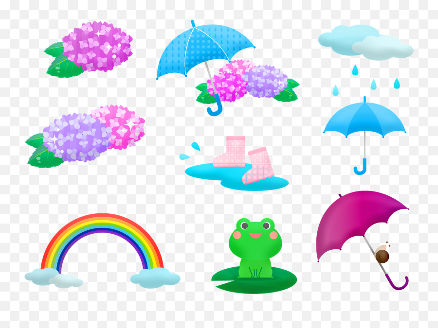 Tsuyu The Rainy Season - Rainy Season Japan Cartoon Emoji,Rainy Clipart