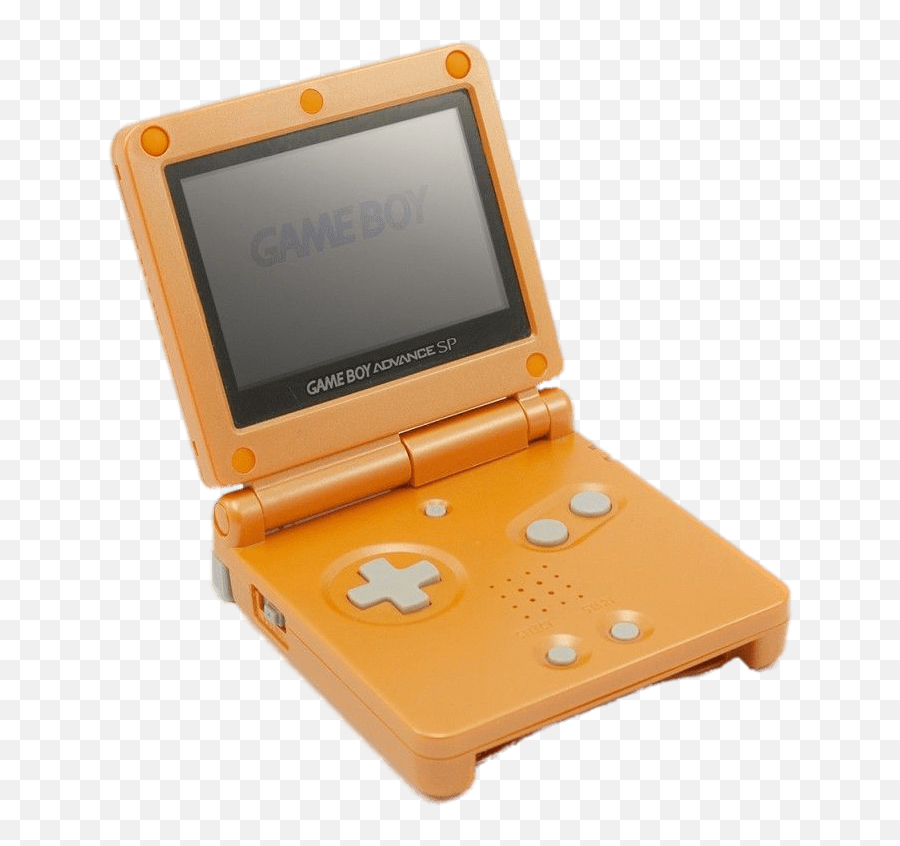 Orange Game Boy Advance Sp Transparent - Gameboy Advance Sp Orange Lime Emoji,Gameboy Png