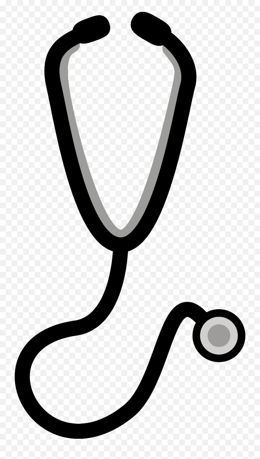 Stethoscope Emoji Clipart Free Download Transparent Png - Stethoscope Emoji,Stethoscope Clipart Black And White