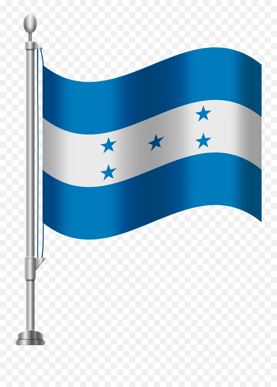 Clipart About El Salvador Flag Png - Nicaragua Flag On Pole Emoji,Mexican Flag Clipart