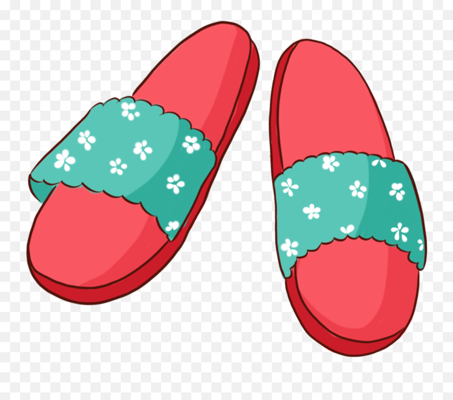 Slippers Cartoon Png Clipart Emoji,Slippers Clipart