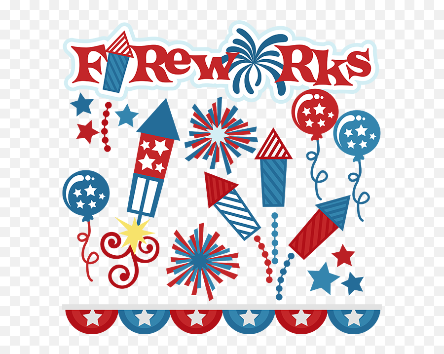 Download Fireworks Svg Cut Files For Scrapbooking Fireworks Emoji,Fireworks Clipart Transparent