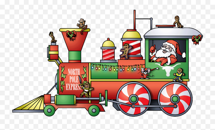 Christmas Santa Train Clip Art 35 Images Clipart Clipart Emoji,Caboose Clipart
