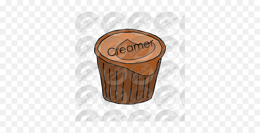 Creamer Picture For Classroom Therapy Use - Great Creamer Emoji,Recipe Card Clipart