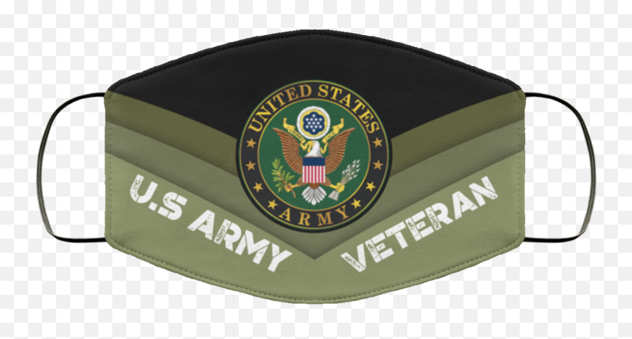 Us Army United States Army Veteran Washable Reusable Custom - Us Veteran Printed Cloth Face Mask Cover Us Army Emoji,Us Army Logo