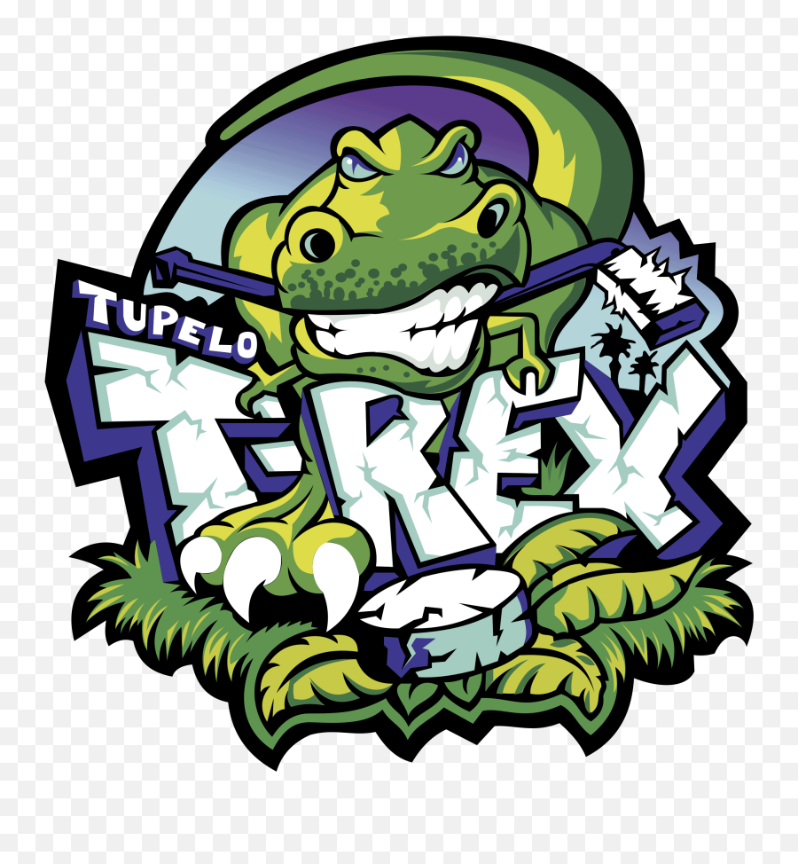 Trex Clipart Vector Trex Vector - Tupelo T Rex Logo Emoji,T Rex Clipart