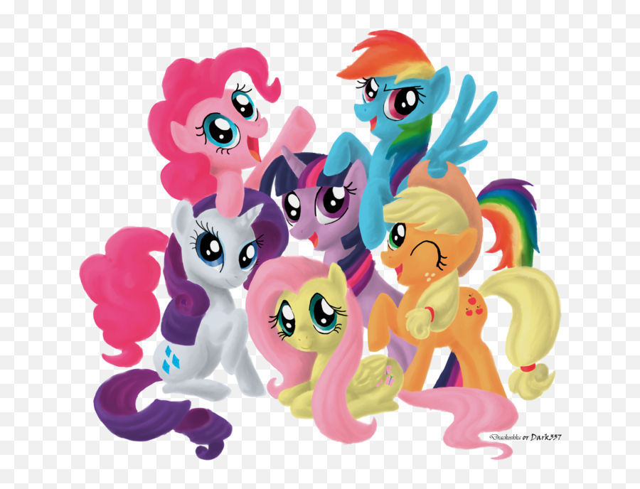 Pinkie Pie Fluttershy Rainbow Dash Twilight Sparkle Pony - My Little Pony Emoji,My Little Pony Logo