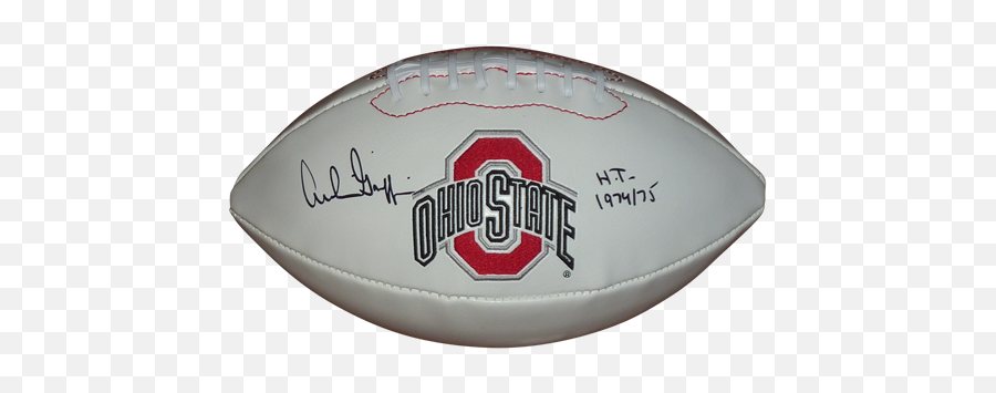 Archie Griffin Autographed Ohio State Buckeyes Logo Football W Ht 197475 - Ohio State O Emoji,Ohio State Buckeyes Logo