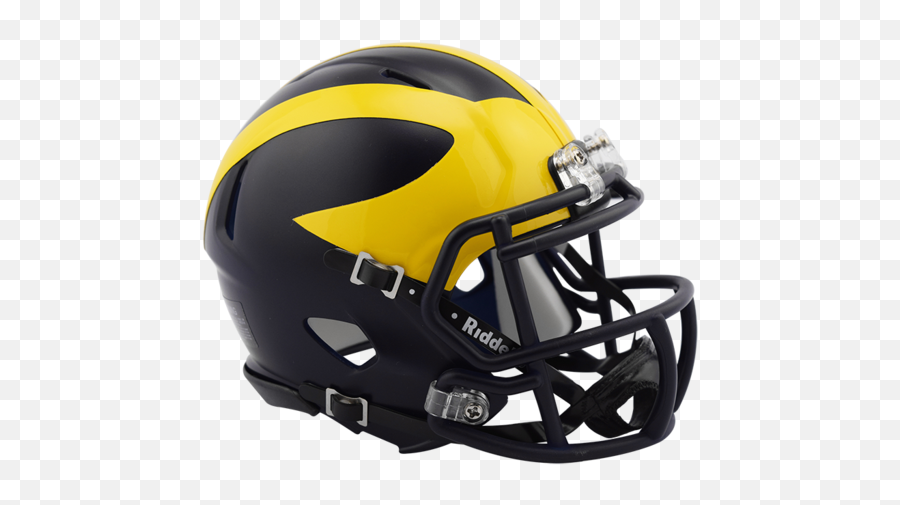 Michigan Wolverines Helmets U2014 Game Day Treasures - Michigan Wolverines Mini Helmet Emoji,Michigan Wolverines Logo