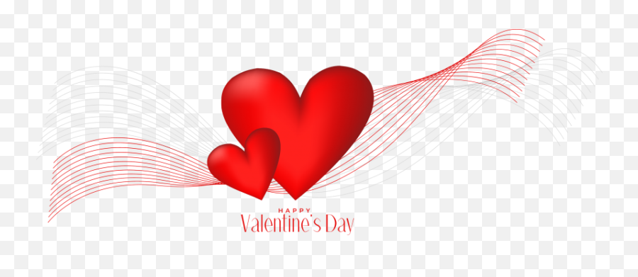 Valentineu0027s Day Heart Clip Art - Happy Valentines Day Text Girly Emoji,Hearts Clipart