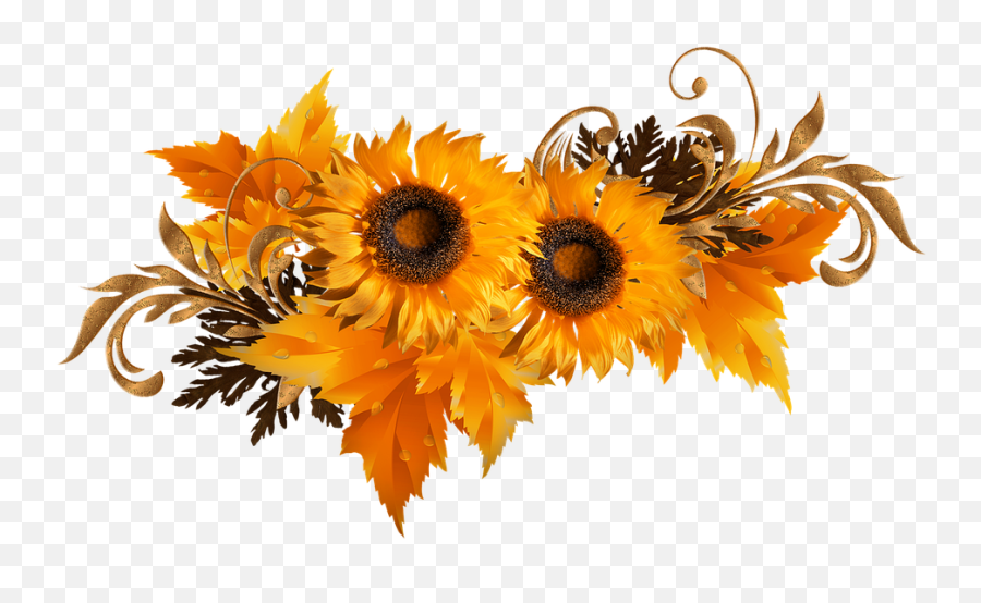 400 Free Sunflower U0026 Flower Illustrations - Fresh Emoji,Sunflower Border Clipart