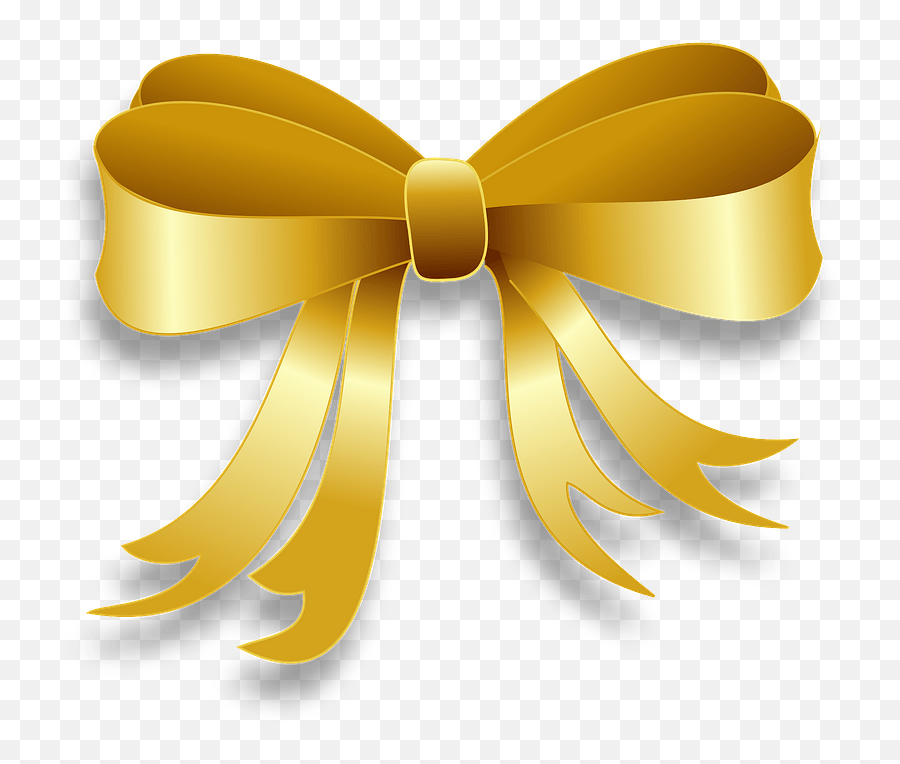 Free Ribbon Clipart Public Domain - Clipart Gold Ribbon Emoji,Ribbon Clipart