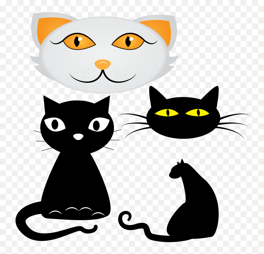Collection Of Cat Illustrations - Gatos Infantiles Para Imprimir Emoji,Free Cat Clipart