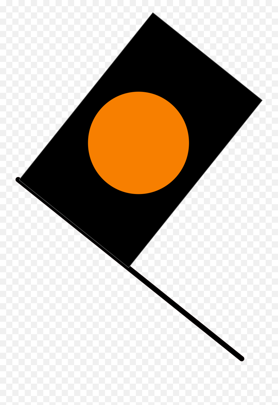 Free Clip Art Automotive Trip Computer By Bgaultier - Black With Orange Circle Flag Png Emoji,Race Flag Clipart