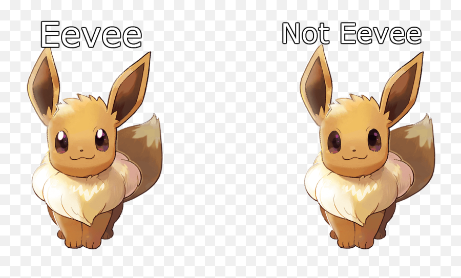 Eevee Without The Reflection In Its - Eevee Pokemon Emoji,Eevee Transparent