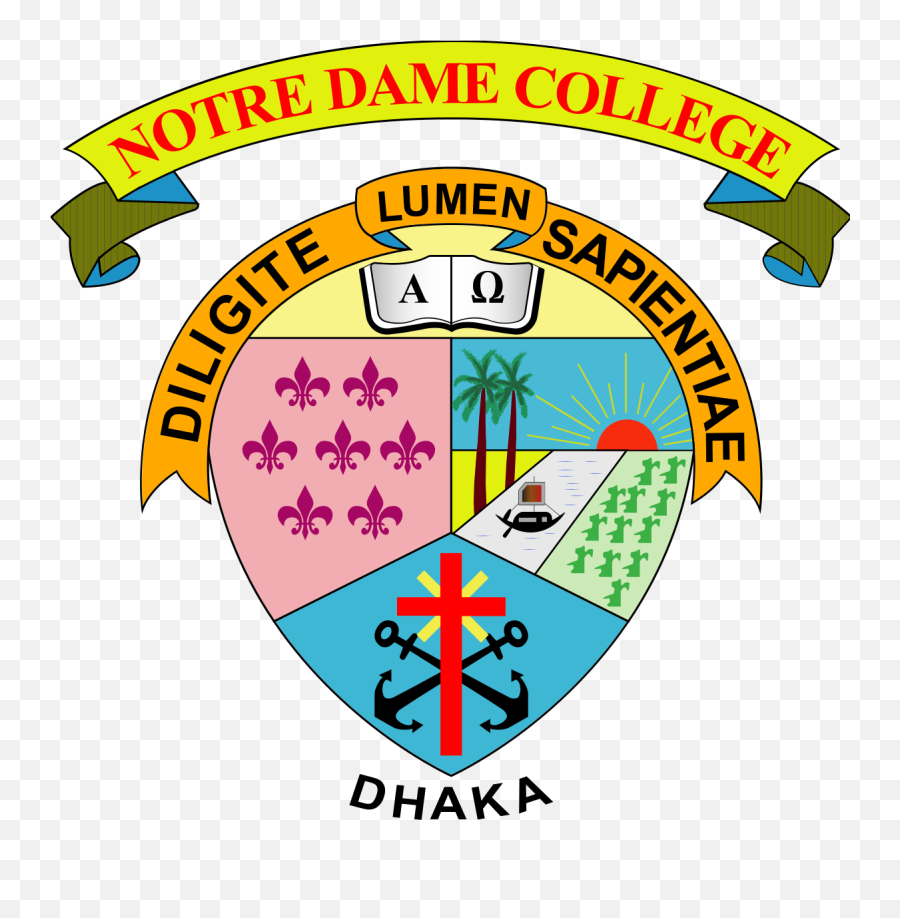 Notre Dame College Dhaka - Notre Dame College Dhaka Logo Emoji,University Of Notre Dame Logo