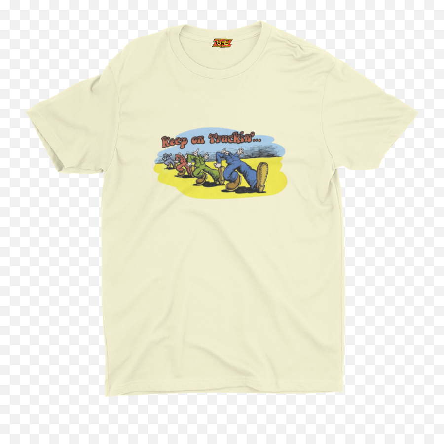 T Shirt Design Hg02 - Short Sleeve Emoji,Keep On Truckin Logo