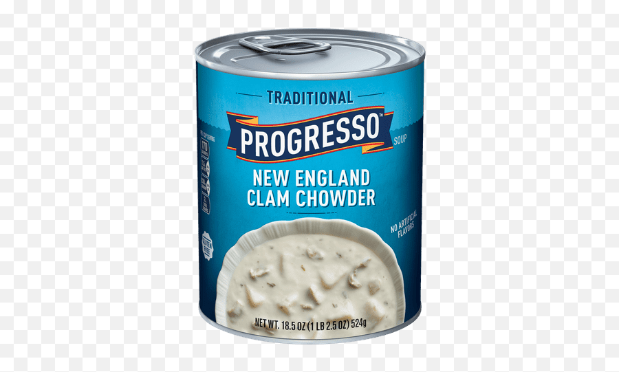 Traditional New England Clam Chowder Canned Soup - Progresso Clam Chowder Emoji,Clam Png