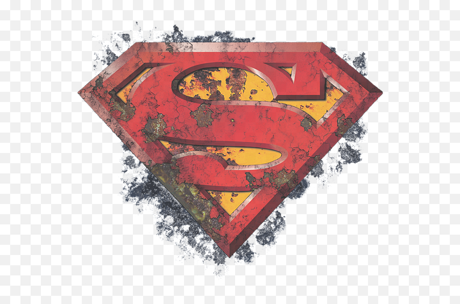 Superman - Rusty Superman Emoji,Superman Logo Tshirt