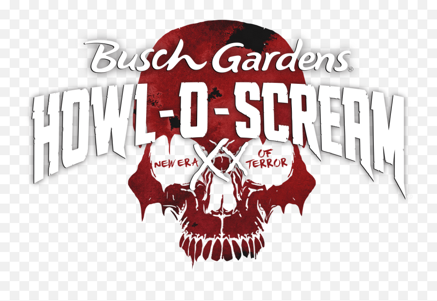 Haunted House And Terror - Howl O Scream Transparent Emoji,Busch Gardens Logo