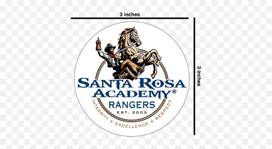 Promotional Products U2013 Ranger - Outpost Santa Rosa Academy Emoji,Car With Horse Logo