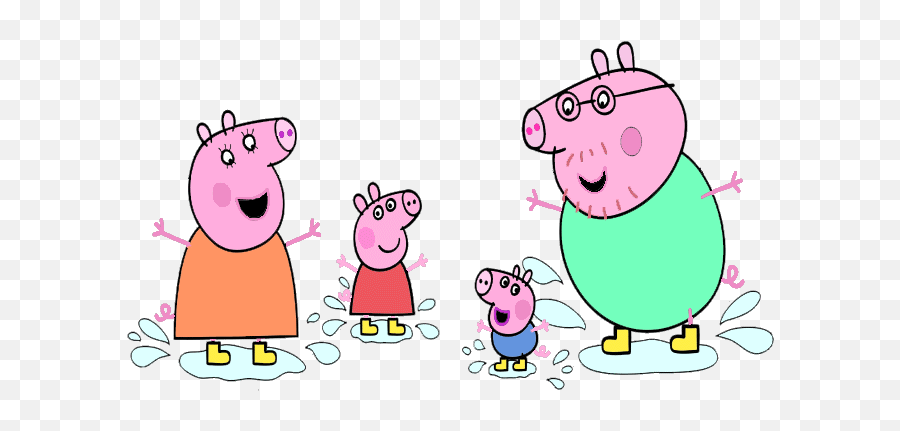 Peppa Pig - Gif Peppa Pig Cartoon Peppa Pig Peppa Pig Peppa Pig Mummy Pig Daddy Pig And George Drawing Emoji,Mummy Clipart
