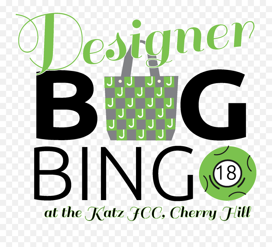 Designer Bag Bingo Logo 2018 - Katz Jcc Emoji,Bingo Logo