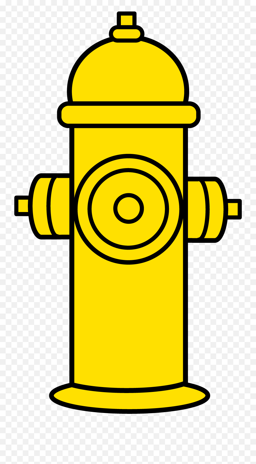 Fire Truck Clipart Fire Hydrant - Black And White Fire Yellow Fire Hydrant Clipart Emoji,Fire Truck Clipart
