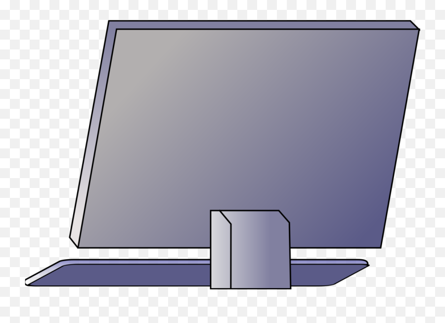 Computer Monitorangleflat Panel Display Png Clipart Emoji,Computer Monitor Clipart