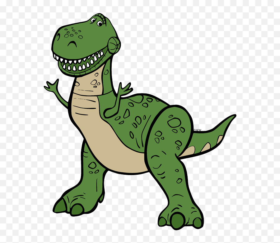Toy Story Clip Art - Clipart Rex From Toy Story Emoji,T Rex Clipart