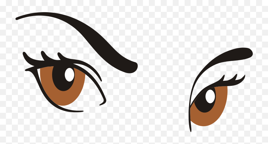 Eyes Png - Brown Eyes Clipart Png Full Size Png Download Cartoon Brown Eyes Transparent Background Emoji,Eyes Clipart