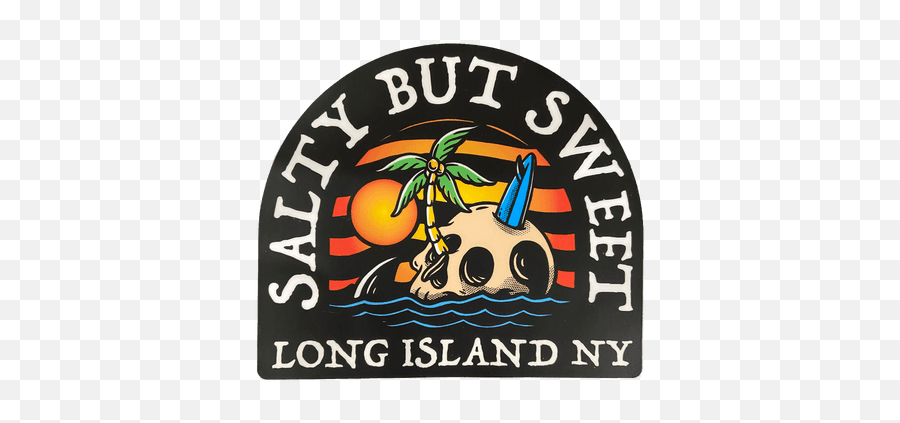 Long Island Salty But Sweet Sticker Emoji,Salty Logo