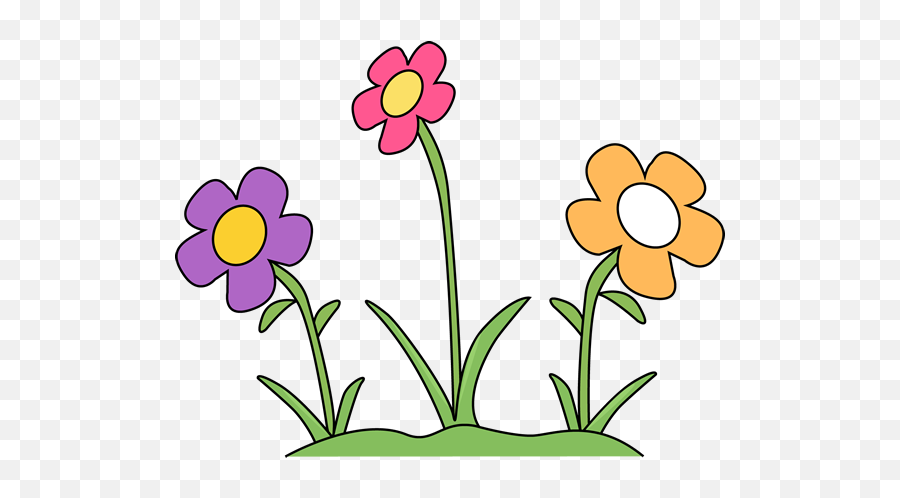Free Flower Garden Clip Art Flower Art Clip Art Flower - Flower Garden Clipart Emoji,Flower Clipart