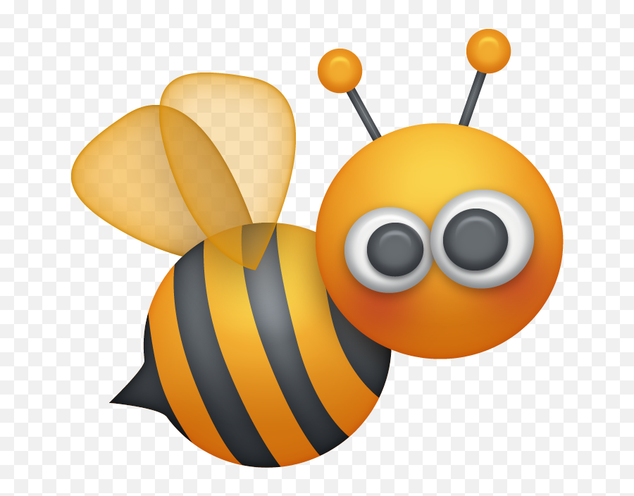 Library Of Apple And Bee Clipart Library Library Png Files - Honey Bee Theme Emoji,Bees Clipart