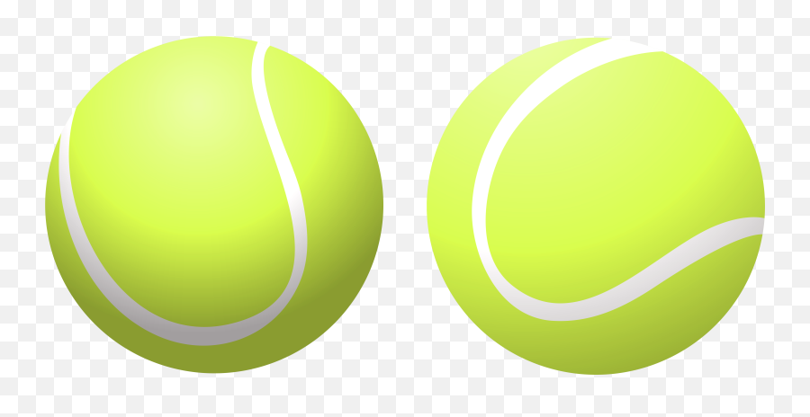 Clipart Transparent Png Tennis Ball - Tennis Ball Png Alpha Emoji,Tennis Ball Clipart