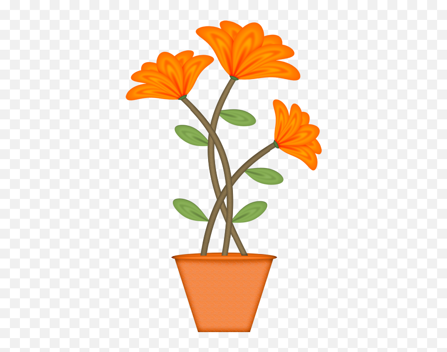 Potted Flowers Potted Plants Potted Flowers Flower - Transparent Background Potted Flowers Clipart Emoji,Greenery Clipart