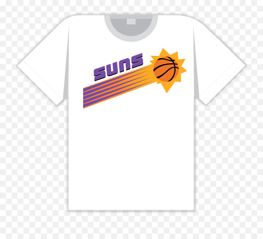 90s - Short Sleeve Emoji,Suns Logo
