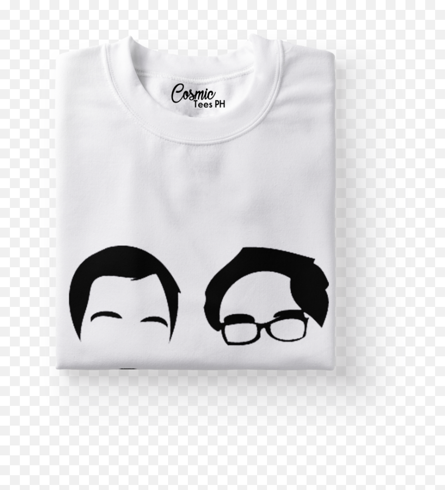 The Big Bang Theory - Silhouette Logo Shirt U2013 Cosmic Store Ph Big Bang Theory Black Emoji,Big Bang Theory Logo