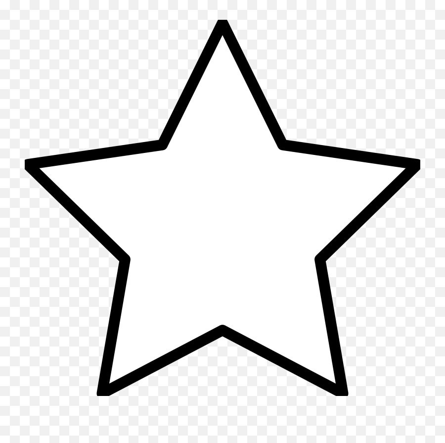 Clip Art Black And White Star - Star Clipart Black And White Emoji,Star Clipart