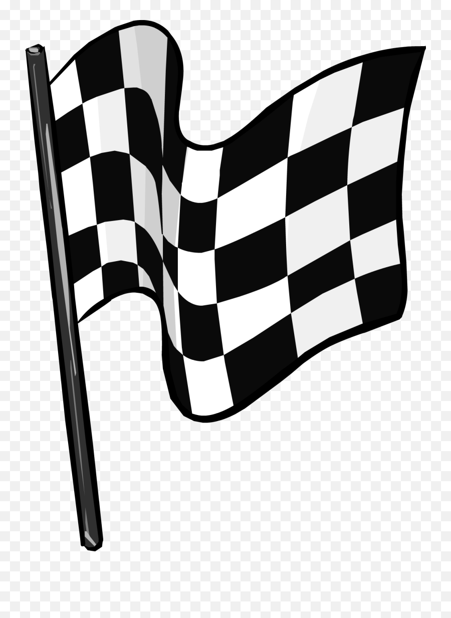 Download Racing Flag Free Png Transparent Image And Clipart - Checkered Flag Transparent Emoji,Race Clipart