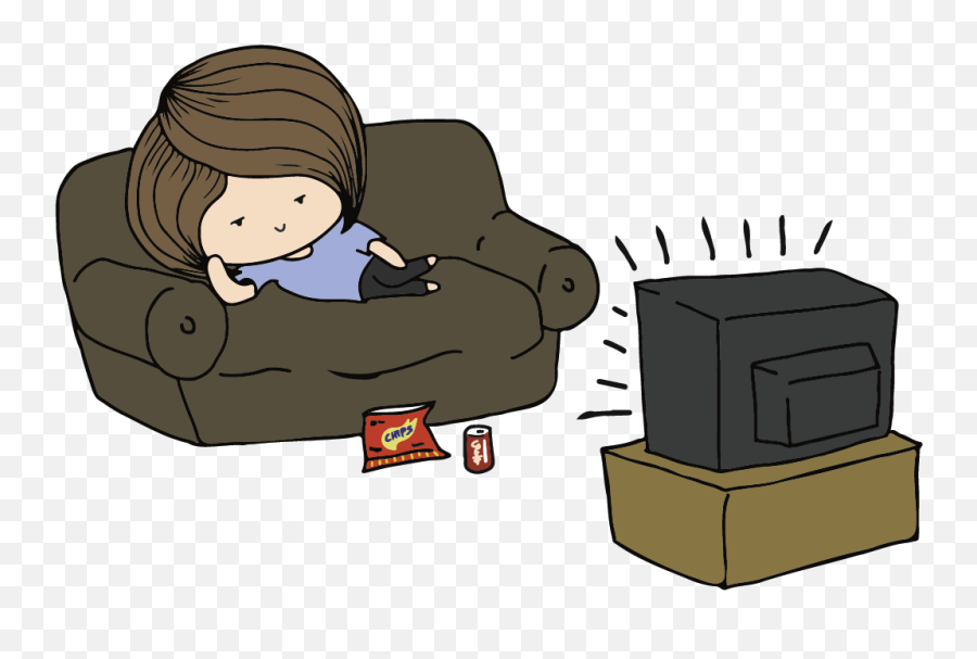 See Clipart Watch Tv Picture Emoji,Watching Tv Clipart