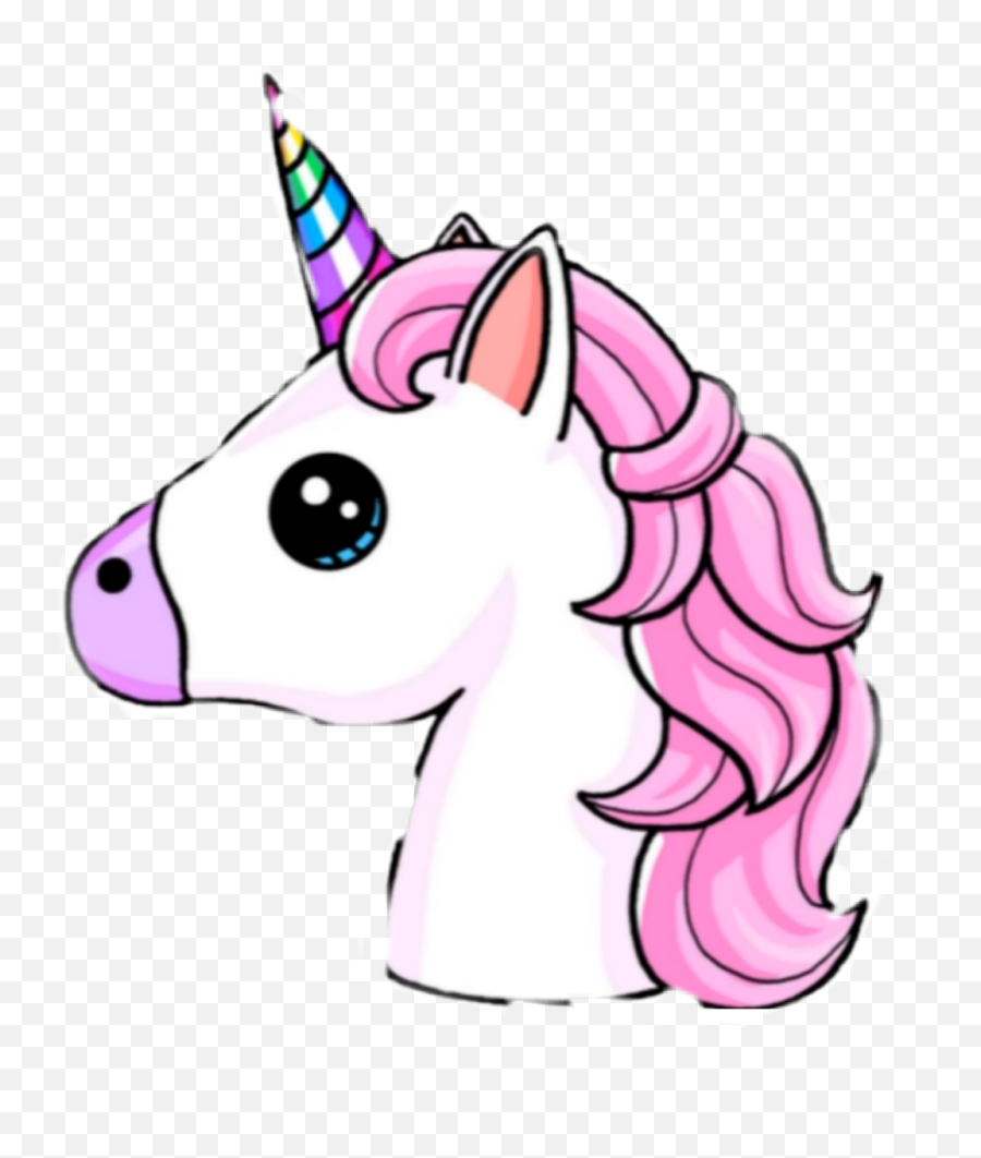 Download Unicorn Face Png Head - Unicorn Png Emoji,Unicorn Face Png