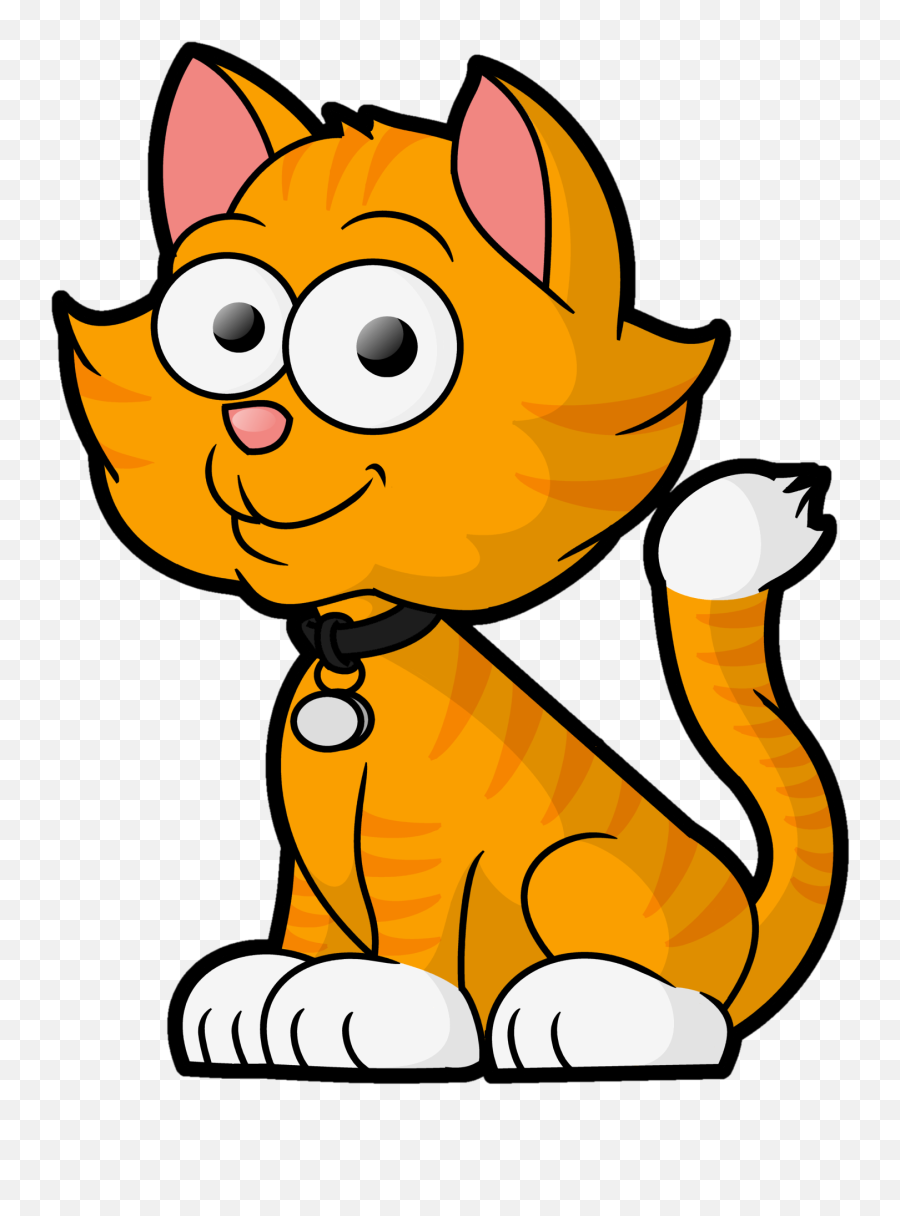 Cartoon Cat Vector Clip Art - Cat Png Clipart Emoji,Cat Clipart