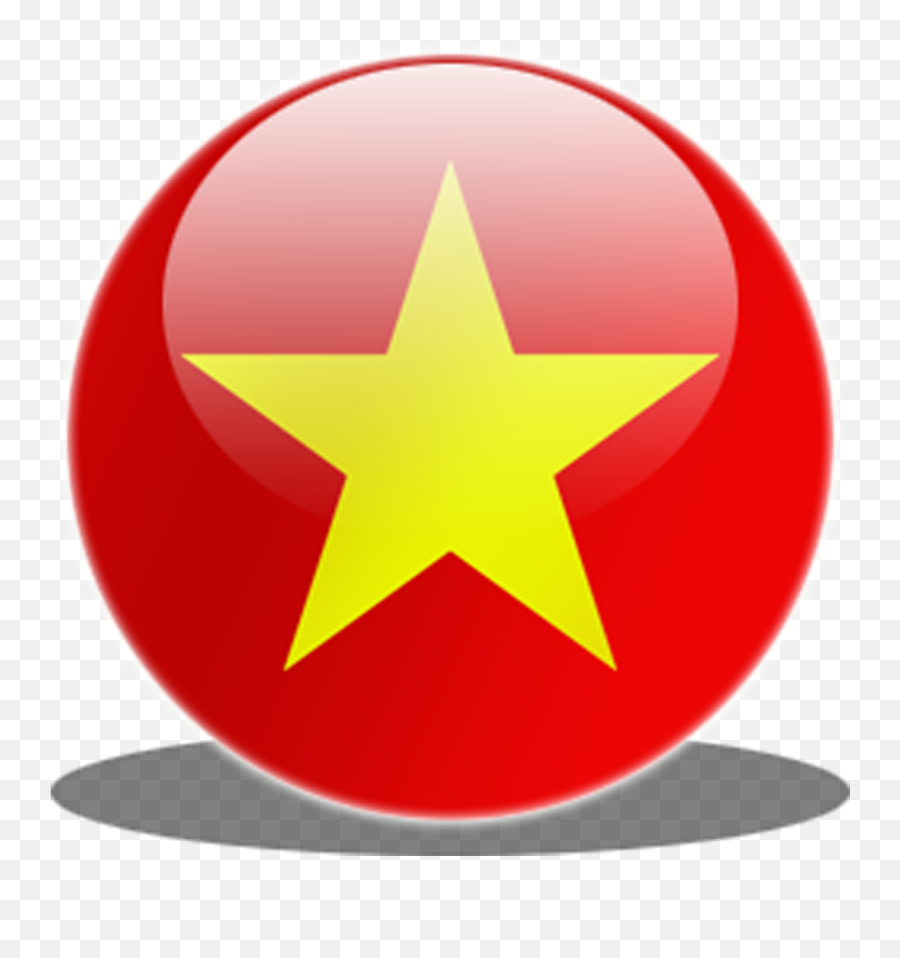 Download Vietnam Flag Circle Icon - Logo Vietnam Flag Circle Emoji,Vietnam Flag Png